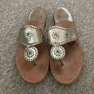 Jack Rogers Platinum Flat Sandal